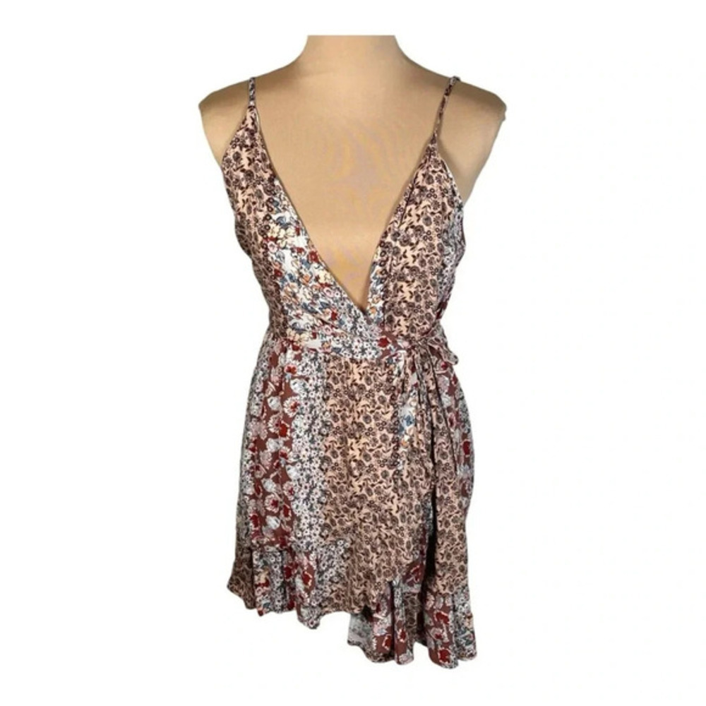 Promesa Floral Wrap Mini Dress/Top Small‎